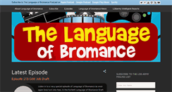 Desktop Screenshot of languageofbromance.com